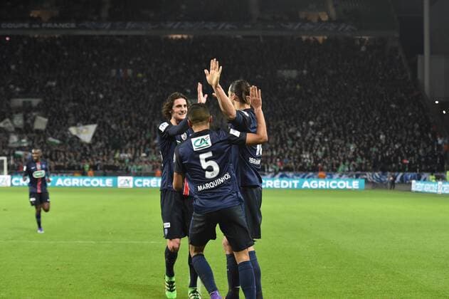 Marquinhos (psg) - Fussball Frankreich, Coupe de France, AS Saint Etienne vs. Paris Saint Germain PSG - 02 03 2016 FredericChambert Panoramic 