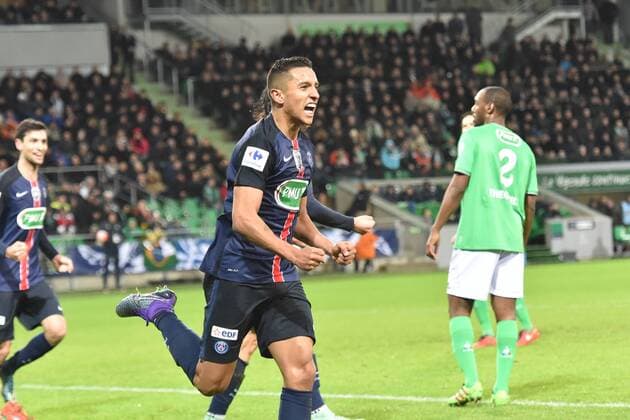 Marquinhos (psg) - Fussball Frankreich, Coupe de France, AS Saint Etienne vs. Paris Saint Germain PSG - 02 03 2016 FredericChambert Panoramic 