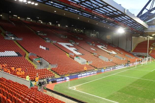 02.03.2016. Anfield Stadium, Liverpool, England. Barclays Premier League. Liverpool versus Manchester City A view of the Kop from the Centenary Stand xDavidxBlunsdenx  ActionPlus11713233
