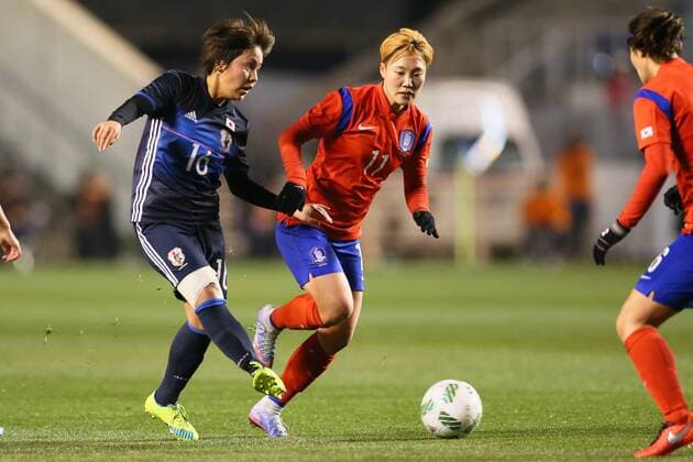 Mana Iwabuchi (JPN), MARCH 2, 2016 - Football Soccer : AFC Women s Olympic Football Tournament Rio 2016 Asian Qualifier Final Round match between Japan 1-1 South Korea at Kincho Stadium, Osaka, Japan, Noxthirdxpartyxsales  (umqa033979)