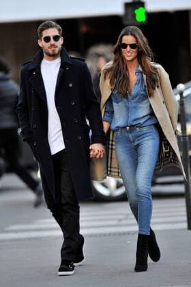 Bilder des Tages - SPORT Fußball, Kevin Trapp und Izabel Goulart unterwegs in Paris 205403 Fashion Week  Copyright: xPrioli-Smithx xStarfacex 69757915