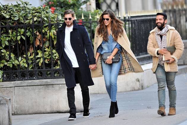 Fußball, Kevin Trapp und Izabel Goulart unterwegs in Paris 205403 Fashion Week  Copyright: xPrioli-Smithx xStarfacex 69757923