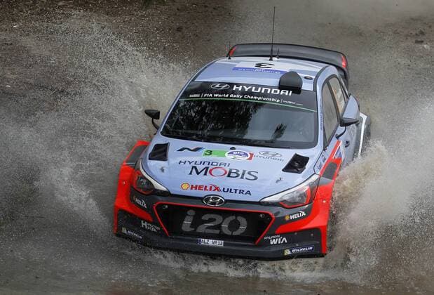 Rallye Mexiko Belgian pilot Thierry Neuville drives his Hyundai N i20 WRC Motorsport Rallye WM during the qualification for the 13th Rally World Championship WM Weltmeisterschaft in Leon, Mexico, 03 March 2016. 13TH RALLY WORLD CHAMPIONSHIP IN MEXICO !ACHTUNG: NUR REDAKTIONELLE NUTZUNG!  MX04 20160303-635926362436204728