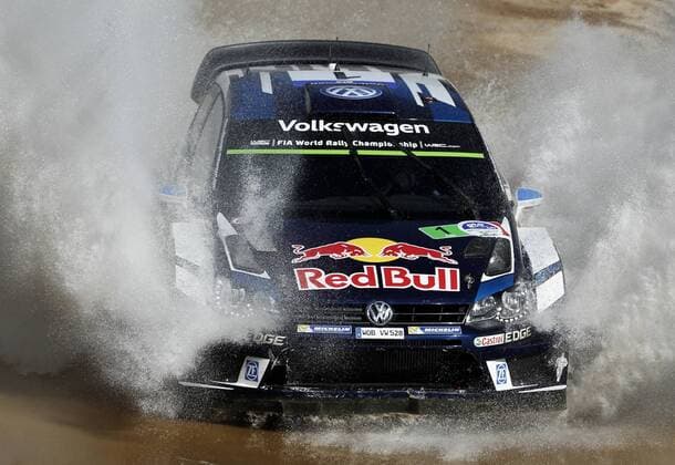 French Sebastien Ogier in action with his Volkswagen Polo R WRC Motorsport Rallye WM during the El Chocolate stage of Rally of Mexico, in Leon, Mexico, 04 March 2016. Rally of México !ACHTUNG: NUR REDAKTIONELLE NUTZUNG!  MEX01 20160304-635927207474712784