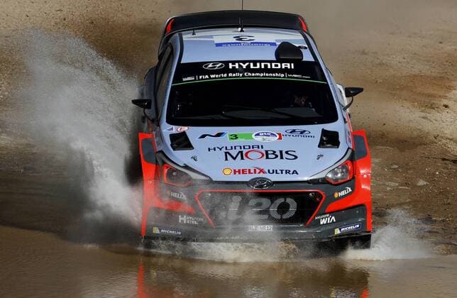 Belgium Thierru Neuville in action with his Hyundai N i20 WRC Motorsport Rallye WM during the El Chocolate stage of Rally of Mexico, in Leon, Mexico, 04 March 2016. Rally of México !ACHTUNG: NUR REDAKTIONELLE NUTZUNG!  MEX01 69770583st