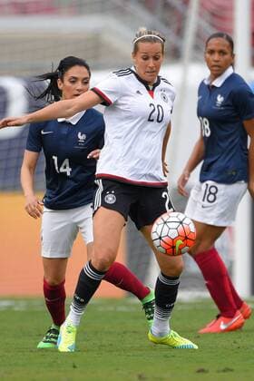 March 3, 2016 - Tampa, Florida, USA - Germany midfielder Lena Goessling (20) during a She Believes Cup game against France at Raymond James Stadium on March 3, 2016 in Tampa, Florida. Germany won 1-0. Germany vs France - ZUMAm63_