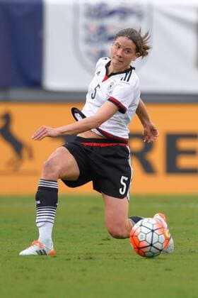 March 3, 2016 - Tampa, Florida, USA - Germany defender Leonie Maier (4) during a She Believes Cup game against France at Raymond James Stadium on March 3, 2016 in Tampa, Florida. Germany won 1-0. Germany vs France - ZUMAm63_