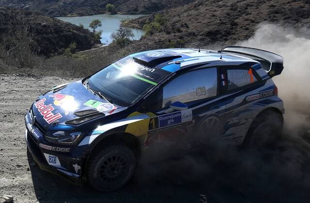 French Sebastien Ogier drives his VW Polo R WRC Motorsport Rallye WM during the first day of competition of the 13th Rally World Championship WM Weltmeisterschaft in Leon, Mexico, 04 March 2016. The event will run until next 06 March. 13TH RALLY WORLD CHAMPIONSHIP IN MEXICO !ACHTUNG: NUR REDAKTIONELLE NUTZUNG!  MX05 20160305-635927465270889817