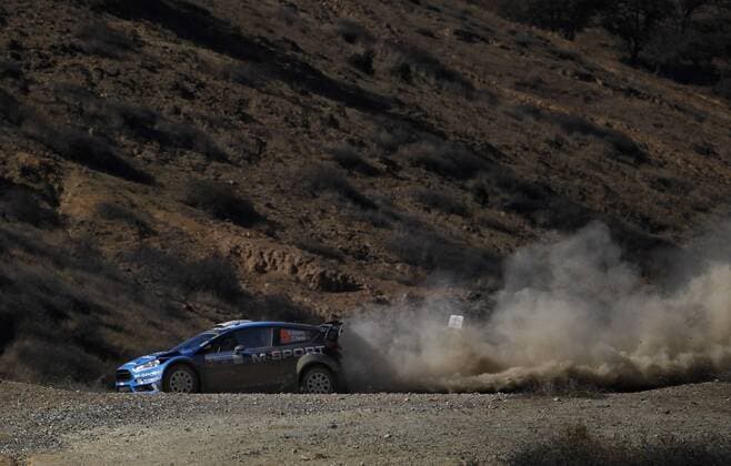 Norewgian Mads Ostberg drives his Ford Fiesta RS WRC Motorsport Rallye WM during the first day of competition of the 13th Rally World Championship WM Weltmeisterschaft in Leon, Mexico, 04 March 2016. The event will run until next 06 March. 13TH RALLY WORLD CHAMPIONSHIP IN MEXICO !ACHTUNG: NUR REDAKTIONELLE NUTZUNG!  MX05 20160305-635927465971017817