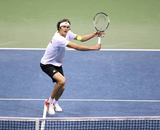 Tennis, Davis Cup, Alexander Zverev - Tomas Tomas Berdych Foto : Micha Zverev ( GER ) Tennis Daviscup am Fr. 04.03.2016 Deutschland - Tschechien