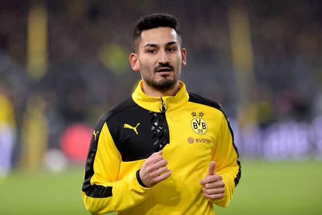 Fußball 1. Bundesliga 25. Spieltag Borussia Dortmund - Bayern München am 05.03.2016 im Signal Iduna Park in Dortmund Ilkay Gündogan ( Dortmund ) xJKx