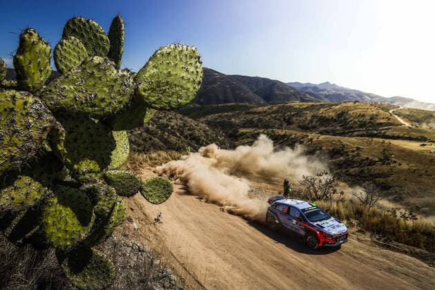 Hayden Paddon (NZL) John Kennard (NZL) - Hyundai i20 - WRC Motorsport Rallye WM, Mexiko - 05 03 2016 SPresse Panoramic 
