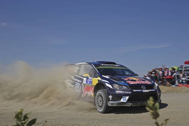 Andreas Mikkelsen (NOR), Anders Jaeger (NOR) Volkswagen Polo R WRC Motorsport Rallye WM (2016) WRC Rally Mexico 2016 Rally Mexico 2016