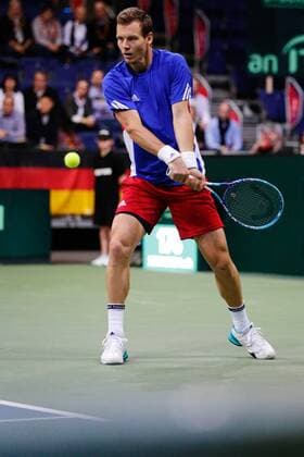 GER.,Tennis, Federations Cup, Deutschland vs Tschechien 06.03.2016, TUI Arena, Hannover, GER, Federations Cup, Deutschland vs Tschechien im Bild Thomas Berdych (Team Tschechien) nphxrauch