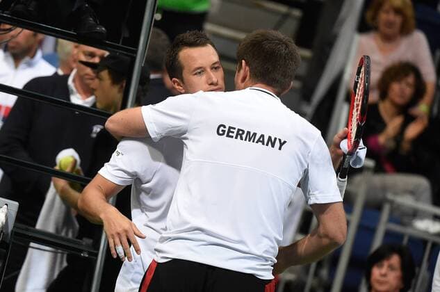 Tennis, Davis Cup, Deutschland - Tschechien, Kohlschreiber - Berdych Philipp Kohlschreiber ,Deutschland