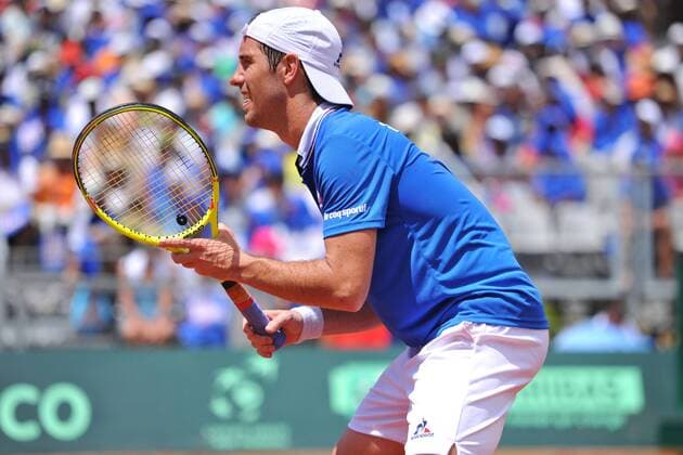 Tennis, Davis Cup, Frankreich - Kanada Richard Gasquet (Fra) TENNIS : Daviscup, Davis Cup, Frankreich vs Kanada - 06 03 2016 TennisMagazine 