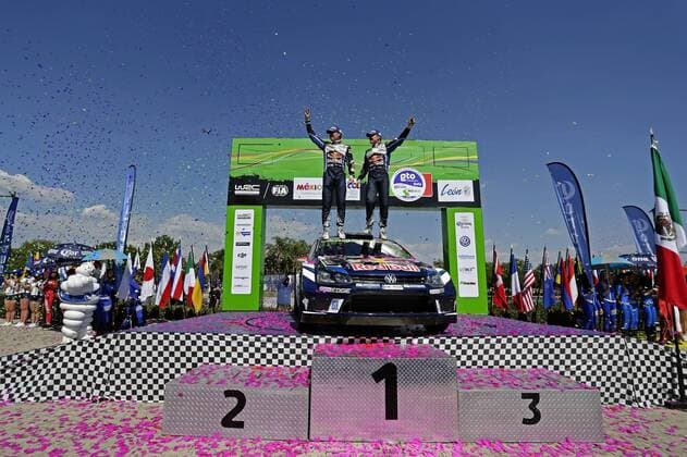 Jari-Matti Latvala (FIN), Miikka Anttila (FIN) Volkswagen Polo R WRC Motorsport Rallye WM (2016) WRC Rally Mexico 2016 Rally Mexico 2016