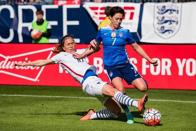United States DF Meghan Klingenberg (7) during the She Believes Cup Women s International Soccer match between France and the United States at Nissan Stadium on March 6, 2016 in Nashville, TN. Soccer 2016: France vs United States MAR 06 - ZUMAc04_