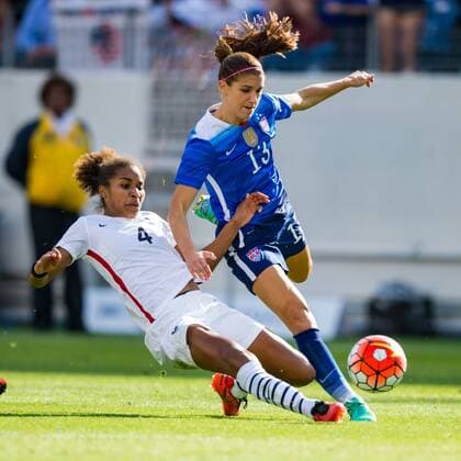 United States FW Alex Morgan (13) during the She Believes Cup Women s International Soccer match between France and the United States at Nissan Stadium on March 6, 2016 in Nashville, TN. Soccer 2016: France vs United States MAR 06 - ZUMAc04_
