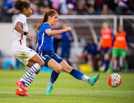 United States FW Alex Morgan (13) during the She Believes Cup Women s International Soccer match between France and the United States at Nissan Stadium on March 6, 2016 in Nashville, TN. Soccer 2016: France vs United States MAR 06 - ZUMAc04_