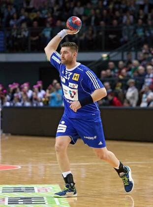 06.03.2016, xovx, Handball HBL, HSG Wetzlar - ThSV Eisenach, emspor, Marcel Schliedermann (ThSV Eisenach), Freisteller.