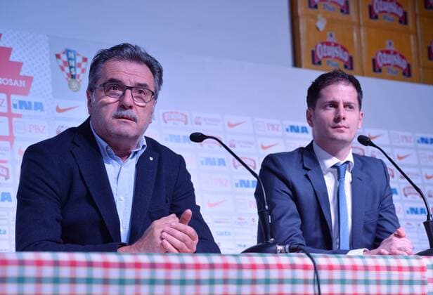 Fußball, Nationalmannschaft - PK Ante Cacic in Zagreb Coach of the Croatian national football team coach Ante Cacic at a press conference PK Pressekonferenz 07.03.2016., Croatia, Zagreb - Coach of the Croatian national football team coach Ante Cacic at a press conference released the list of candidates for the friendly matches against Israel and Hungary. Ante Cacic and and a spokesman for the Croatian Football Federation HNS-a Tomislav Pacak.  MarkoxLukunic PIXSELL