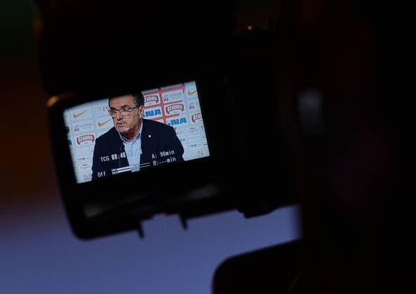 Fußball, Nationalmannschaft - PK Ante Cacic in Zagreb Coach of the Croatian national football team coach Ante Cacic at a press conference PK Pressekonferenz 07.03.2016., Croatia, Zagreb - Coach of the Croatian national football team coach Ante Cacic at a press conference released the list of candidates for the friendly matches against Israel and Hungary.  MarkoxLukunic PIXSELL