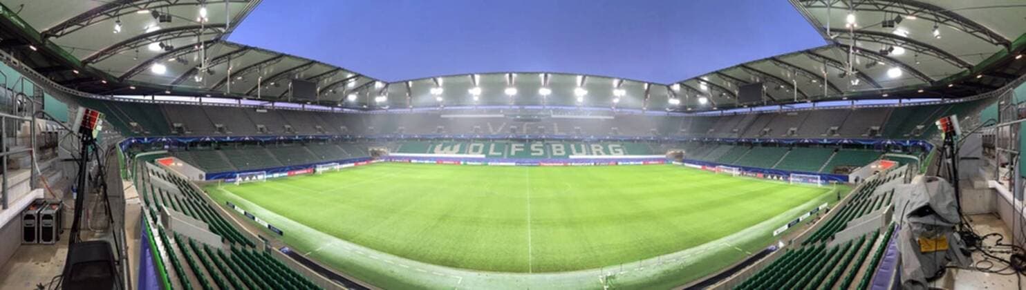 Illustration picture shows the Volkswagen Arena before a training of Belgian first league soccer team KAA Gent, Monday 07 March 2016 in Wolfsburg, Germany. Gent is preparing for the return leg of the 1 8 finals of the UEFA Champions League competition against German club VfL Wolfsburg Tomorrow. Wolfsburg won the first leg 2-3. YORICKxJANSENS  x04806677x