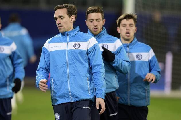 Gent s Sven Kums pictured during a training of Belgian first league soccer team KAA Gent, Monday 07 March 2016 in Wolfsburg, Germany. Gent is preparing for the return leg of the 1 8 finals of the UEFA Champions League competition against German club VfL Wolfsburg Tomorrow. Wolfsburg won the first leg 2-3. YORICKxJANSENS  x04806708x