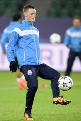 Gent s Rob Schoofs pictured during a training of Belgian first league soccer team KAA Gent, Monday 07 March 2016 in Wolfsburg, Germany. Gent is preparing for the return leg of the 1 8 finals of the UEFA Champions League competition against German club VfL Wolfsburg Tomorrow. Wolfsburg won the first leg 2-3. YORICKxJANSENS  x04806716x