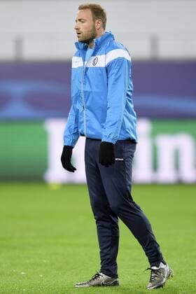 Gent s Laurent Depoitre pictured during a training of Belgian first league soccer team KAA Gent, Monday 07 March 2016 in Wolfsburg, Germany. Gent is preparing for the return leg of the 1 8 finals of the UEFA Champions League competition against German club VfL Wolfsburg Tomorrow. Wolfsburg won the first leg 2-3. YORICKxJANSENS  x04806719x