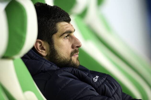 Gent s Stefan Mitrovic pictured during a training of Belgian first league soccer team KAA Gent, Monday 07 March 2016 in Wolfsburg, Germany. Gent is preparing for the return leg of the 1 8 finals of the UEFA Champions League competition against German club VfL Wolfsburg Tomorrow. Wolfsburg won the first leg 2-3. YORICKxJANSENS  x04806727x
