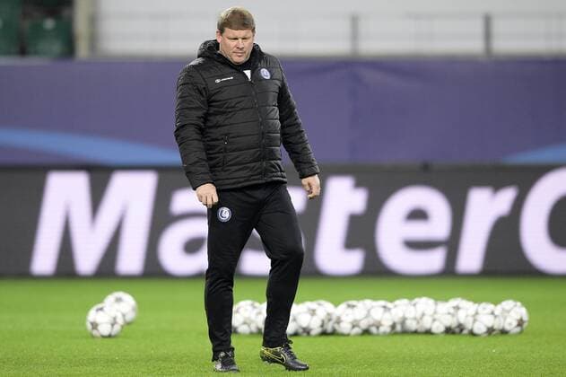 Gent s head coach Hein Vanhaezebrouck pictured during a training of Belgian first league soccer team KAA Gent, Monday 07 March 2016 in Wolfsburg, Germany. Gent is preparing for the return leg of the 1 8 finals of the UEFA Champions League competition against German club VfL Wolfsburg Tomorrow. Wolfsburg won the first leg 2-3. YORICKxJANSENS  x04806728x