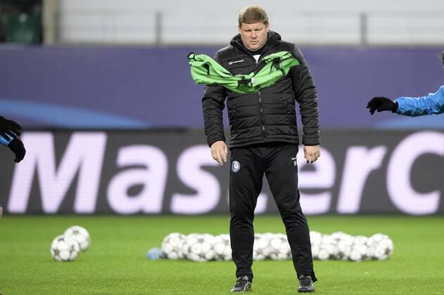 Gent s head coach Hein Vanhaezebrouck pictured during a training of Belgian first league soccer team KAA Gent, Monday 07 March 2016 in Wolfsburg, Germany. Gent is preparing for the return leg of the 1 8 finals of the UEFA Champions League competition against German club VfL Wolfsburg Tomorrow. Wolfsburg won the first leg 2-3. YORICKxJANSENS  x04806729x