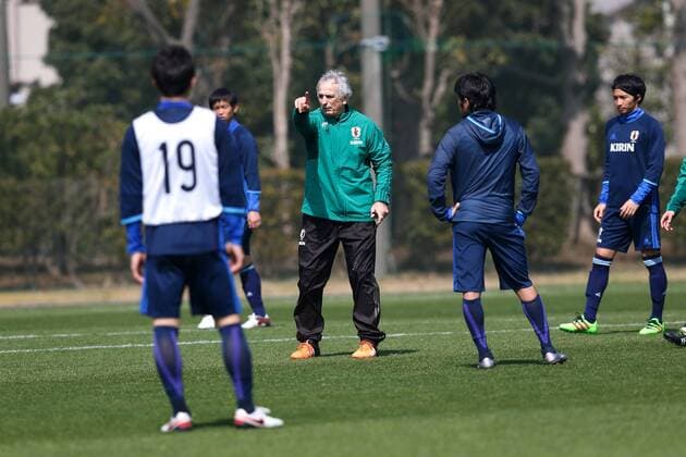 Fußball, Nationalteam, Training Japan Vahid Halilhodzic (JPN), MARCH 8, 2016 - Football Soccer : Japan national team Nationalteam Official Training camp in Frontier soccer field, Chiba, Japan. Noxthirdxpartyxsales  (ipha019581)