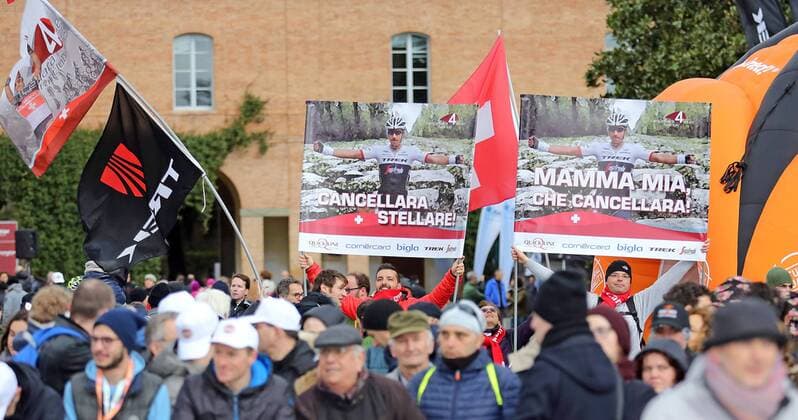RADSPORT - Strade Bianche - 05.03.2016, Cancellara-Supporter, -