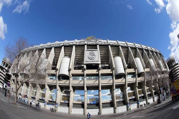 08 03.2016 UEFA Champions League Estadio Santiago Bernabeu Real Madrid CF V AS Roma The Estadio Santiago Bernabeu in Madrid prior to the UEFA Champions League last 16 second leg match in Madrid between Real Madrid and Roma. UEFA Champions League - Real Madrid v Roma UCL_RM_Rma