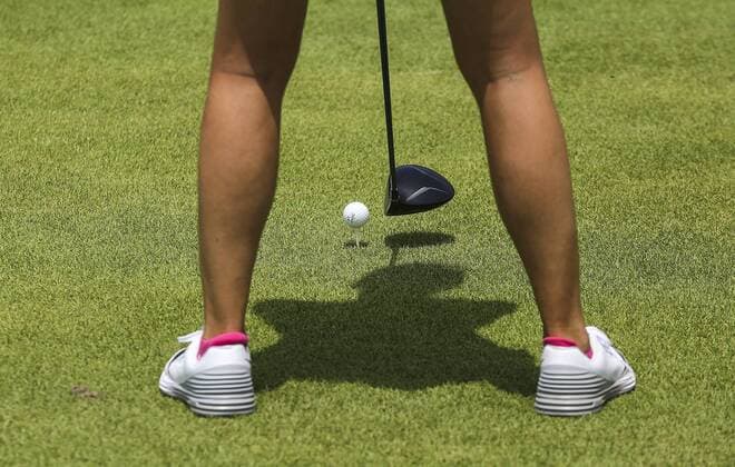 Brazilian golfer Miriam Nagl in action during the Aquece Rio golf competition at Barra de Tijuca golf course that will host some of the Rio 2016 Olympic Games Olympische Spiele Olympia OS events in Rio de Janeiro, Brazil, 8 March 2016. EFE Antonio Lacerda AQUECE RIO GOLF COMPETITION !ACHTUNG: NUR REDAKTIONELLE NUTZUNG!  RIO01 20160308-635930580989187123