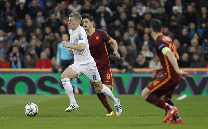 Football match between Real Madrid and Roma of the 2015 2016 Champions League, held at the Santiago Bernabeu stadium, in Madrid, March 8, 2016. Photo by J.xLuisxCuesta 261 Cordon Press. Kroos  xJosexLuisxCuestax xx