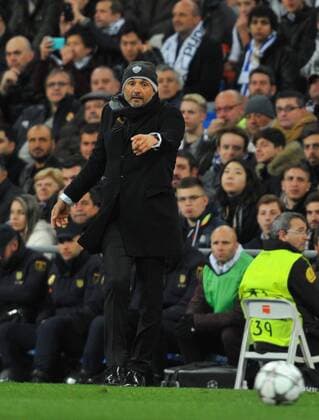 Luciano Spalletti (AS Roma Coach) during the UEFA Champions League Group A match between Real Madrid and AS Roma played at Estadio Santiago Bernabeu, Madrid - FOTO : J.M.xColomo  xJ.M.xColomox xx