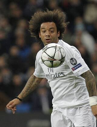 Football match between Real Madrid and Roma of the 2015 2016 Champions League, held at the Santiago Bernabeu stadium, in Madrid, March 8, 2016. Photo by J.xLuisxCuesta 261 Cordon Press. Marcelo  xJosexLuisxCuestax xx