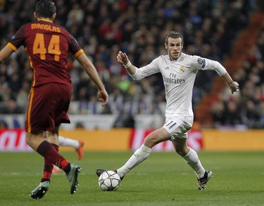 Bilder des Tages - Sport Fußball, Champions League, Real Madrid - AS Rom Football match between Real Madrid and Roma of the 2015 2016 Champions League, held at the Santiago Bernabeu stadium, in Madrid, March 8, 2016. Photo by J.xLuisxCuesta 261 Cordon Press. Gareth Bale  xJosexLuisxCuestax xx