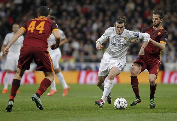 Football match between Real Madrid and Roma of the 2015 2016 Champions League, held at the Santiago Bernabeu stadium, in Madrid, March 8, 2016. Photo by J.xLuisxCuesta 261 Cordon Press. Gareth Bale  xJosexLuisxCuestax xx