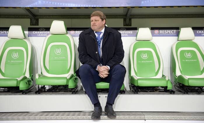 Gent s head coach Hein Vanhaezebrouck pictured before a soccer game between German team VfL Wolfsburg and Belgian club KAA Gent, the return game of the 1 8 final s of the UEFA Champions League competition, Tuesday 08 March 2016 in Wolfsburg, Germany. Wolfsburg won the first leg 2-3. YORICKxJANSENS  x04807231x