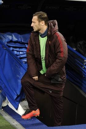 Fußball, Champions League 2015 2016, Real Madrid - AS Rom Francesco Totti 