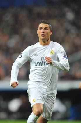 Cristiano Ronaldo (Real Madrid) in action during the UEFA Champions League Group A match between Real Madrid and AS Roma played at Estadio Santiago Bernabeu, Madrid - FOTO : J.M.Colomo  xJ.M.Colomox xx