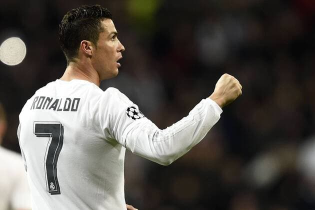 Fußball, Champions League 2015 2016, Real Madrid - AS Rom Torjubel Cristiano Ronaldo 