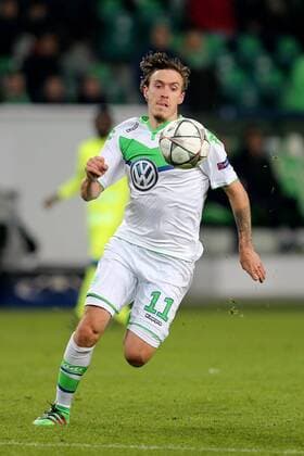 Wolfsburg, 8. März 2016 - Fußball, UEFA Champions League 2015 16, VfL Wolfsburg - KAA Gent: Max Kruse (VfL Wolfsburg, 11) 