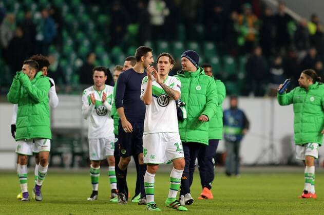 Wolfsburg, 8. März 2016 - Fußball, UEFA Champions League 2015 16, VfL Wolfsburg - KAA Gent: Max Kruse (VfL Wolfsburg, 11) 