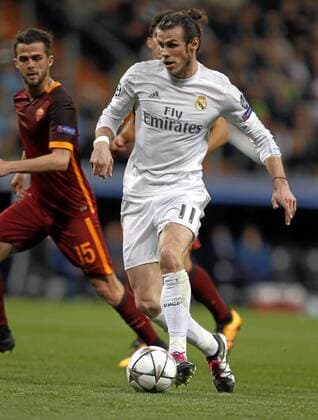 Fußball, Champions League, Real Madrid schlägt AS Rom 2:0 Second leg match of the 1 8 of the Champions League played between Real Madrid and AS Rom. In this picture, Gareth Bale. xANGELxRIVEROx 